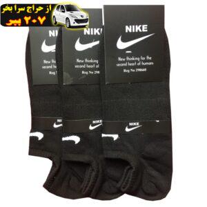 جوراب ورزشی مردانه مدل مچی زیرقوزکی کد NK-BL340136  بسته 3 عددی