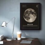 تابلو مدل مینیمال MOON کد S0111-b