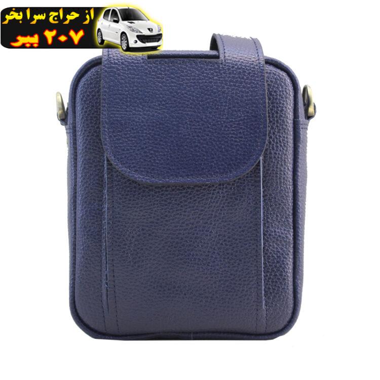 کیف رودوشی مردانه چرم آرا مدل d034 کد f1