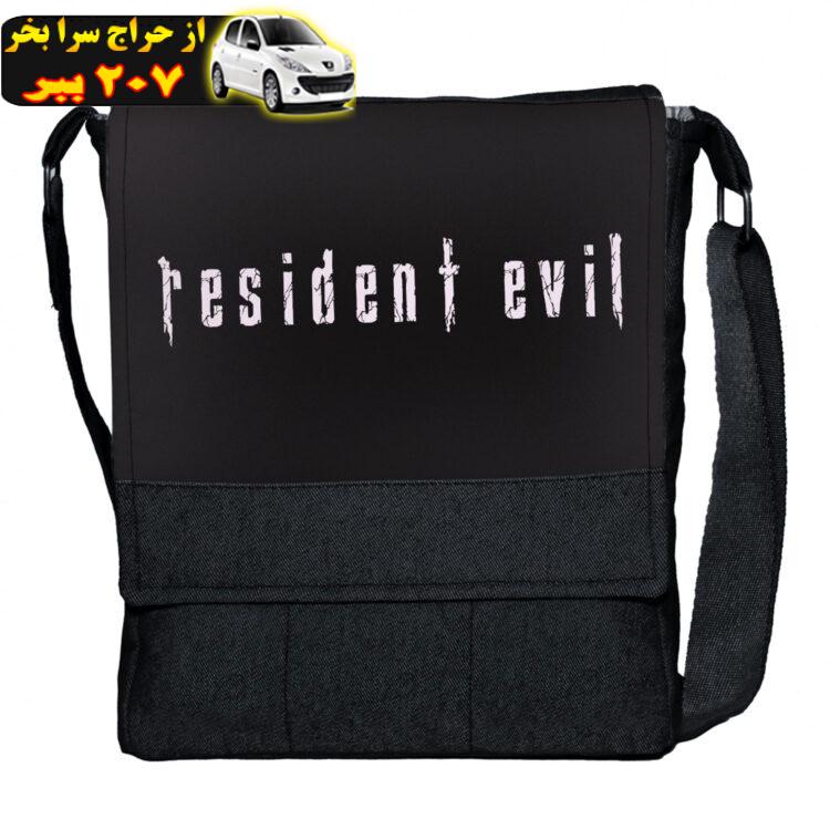 کیف رودوشی چی چاپ طرح گیمینگ کد resident evil