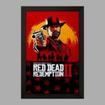 تابلو خندالو مدل رد دد Red Dead  کد 10293