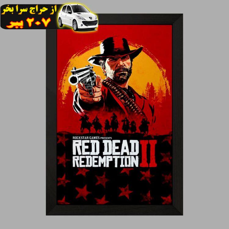 تابلو خندالو مدل رد دد Red Dead  کد 10293