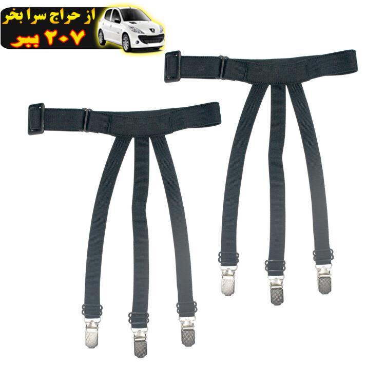 نگهدارنده پیراهن مردانه سی اچ آر کد HW095BK بسته 2 عددی