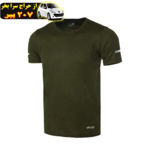 تی شرت آستین کوتاه  ورزشی مردانه نوزده نودیک مدل TS1962 DGr