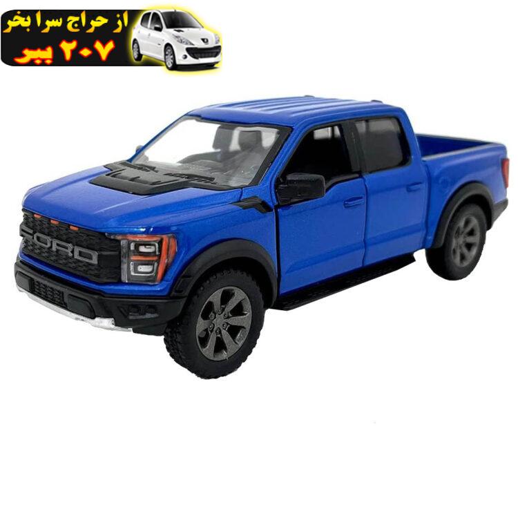 ماشین بازی کینزمارت مدل بوگاتی FORD F-150 RAPTOR 2022