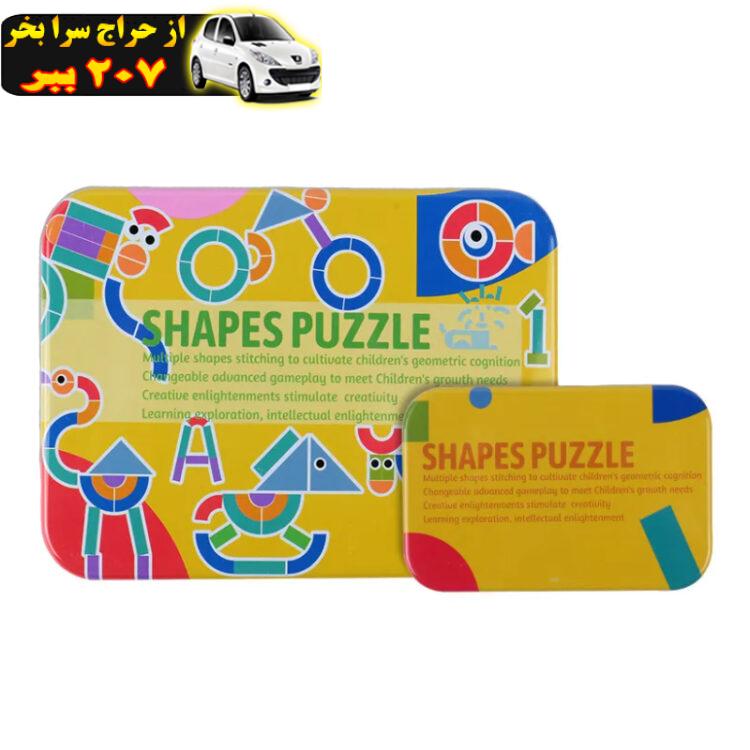 بازی آموزشی مدل  SHAPES PUZZLE کد 02