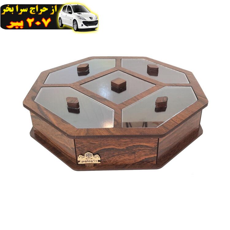 جعبه پذیرایی دکوماتوس مدل هشت ضلعی کد B102