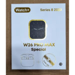 ساعت هوشمند مدل W26 Pro Max series 8 2023 به همراه هدفون بلوتوثی